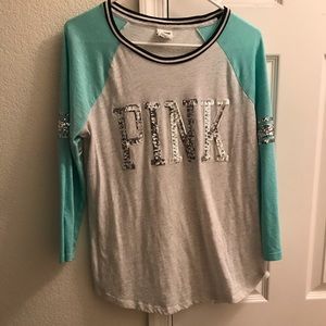 PINK 3/4 Sleeve Shirt